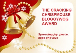 The cracking chrispmouse bloggywog-award
